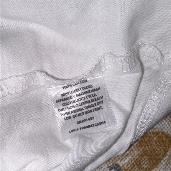 State of Mine Graphic Baby Tee White T-Shirt - Picture 9 of 9